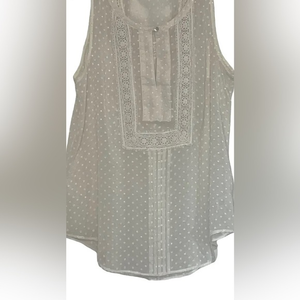 Daniel Rainn‎ Ivory Sheer Tank